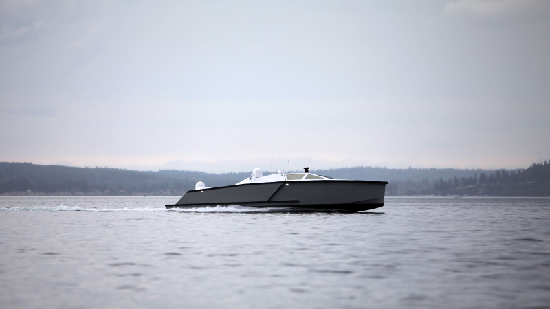 Illustration for article titled US Coasts Could Be Guarded by Unmanned Piranha Drone Boats